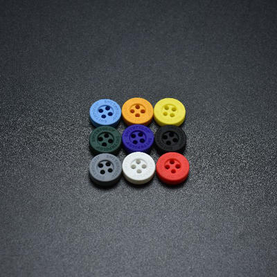 Factory sale Bulk Sewing Buttons custom design 4 hole multicolor button plastic resin sewing button